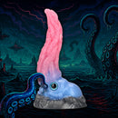 Kraken's Lick - Dildo en silicone - Bleu/Rouge