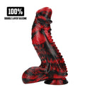 Dark Lycan Spawn - Dildo en silicone - Rouge/Noir
