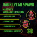Dark Lycan Spawn - Dildo en silicone - Rouge/Noir