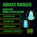 Aquatic Ravager - Dildo en silicone - Bleu