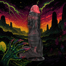 Démon Infernal - Dildo en Silicone - Rouge/Noir