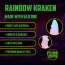 Kraken Arc-en-ciel - Plug Anal en Silicone - Arc-en-ciel