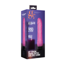 Dildo vibrant réaliste fin - 8 / 20 cm
