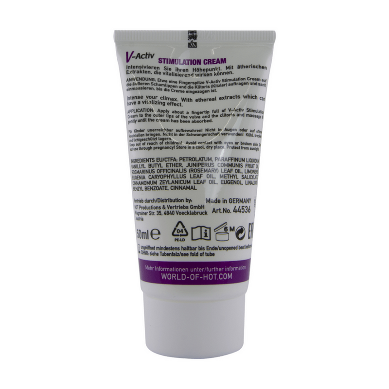 V-Activ - Crème de Stimulation pour Femmes - 2 fl oz / 50 ml