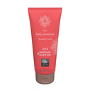 Gel de Massage et de Glisse 2 en 1 - Fraise - 7 fl oz / 200 ml