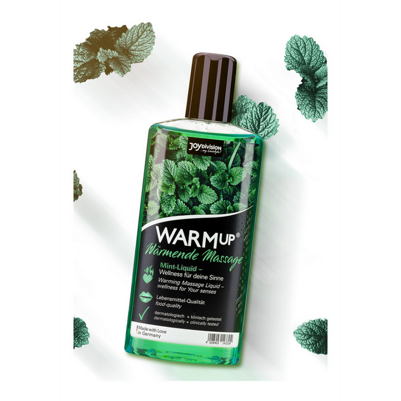 WARMup - Lubrifiant Chauffant Aromatisé - Menthe - 5 fl oz / 150 ml