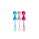 Power Balls - Boules de Kegel - 3 Pièces - Turquoise/Rouge/Rose