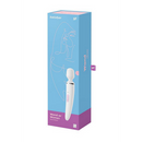 Wand-er Woman - Vibrateur Wand - Blanc/Chrome