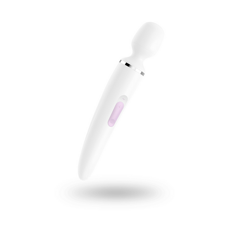 Wand-er Woman - Wand Vibrator - White/Chrome