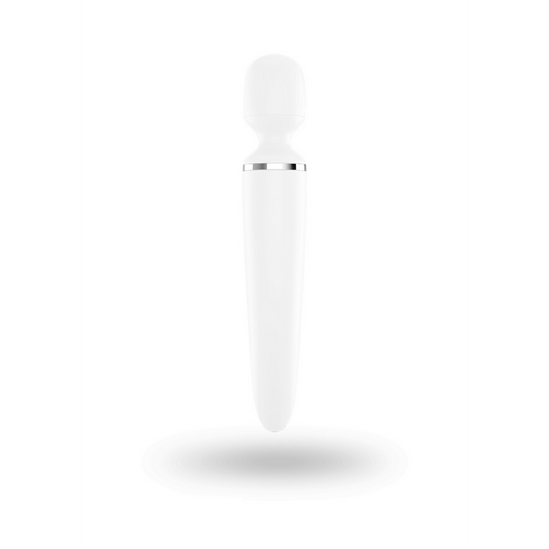 Wand-er Woman - Wand Vibrator - White/Chrome