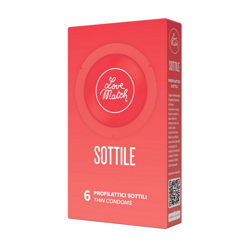 Sottile - Thin Condoms - 6 Pieces