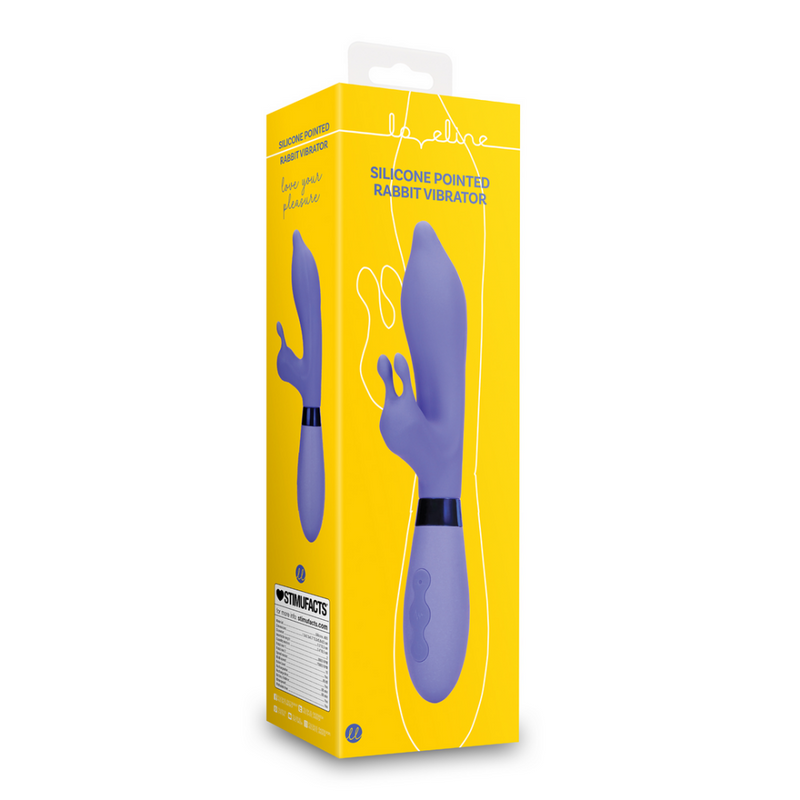 Vibrateur en silicone pour lapin à pointe