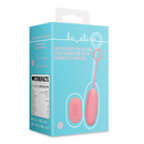 Vibromasseur en silicone ultra doux avec télécommande - Rose arabesque