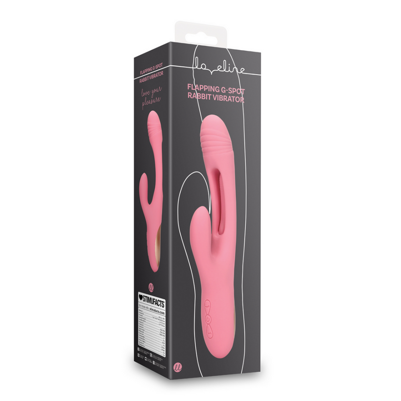 Vibromasseur Rabbit G-Spot Flapping - Rose Arabesque Vibromasseur Rabbit G-Spot Flapping - Rose Arabesque