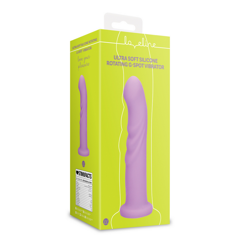 Vibrateur point G rotatif en silicone ultra doux