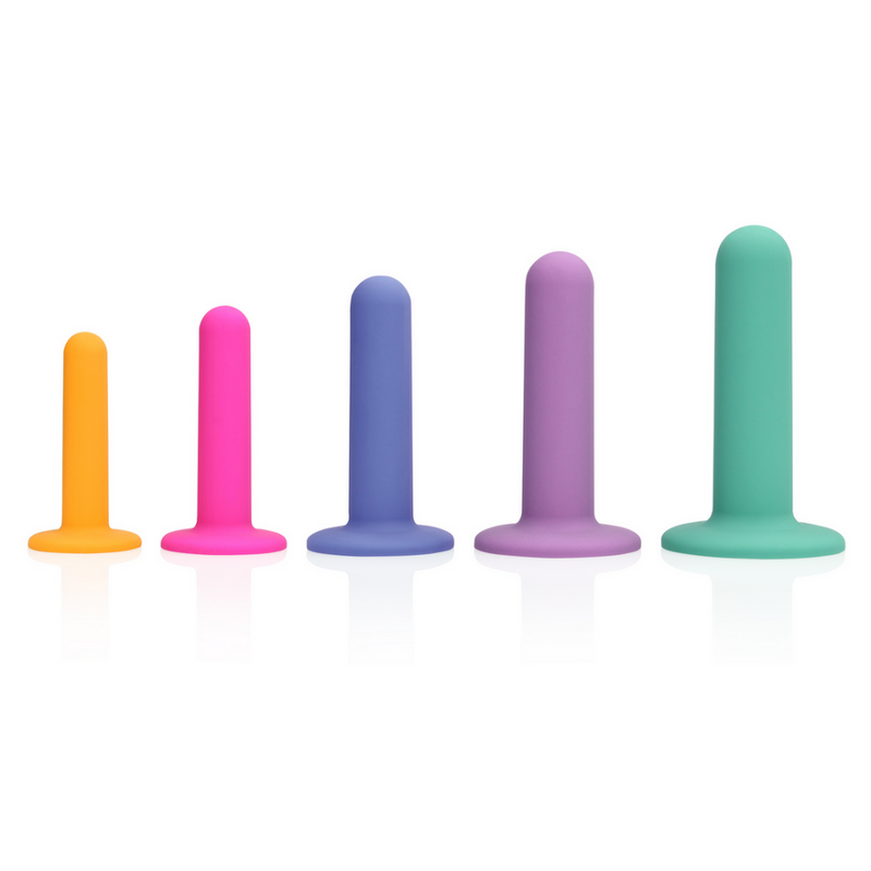 Silicone Vagina Dilator Set - Multicolor