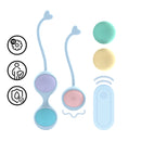Kit de Kegel vibrant avec 5 poids interchangeables - Violet