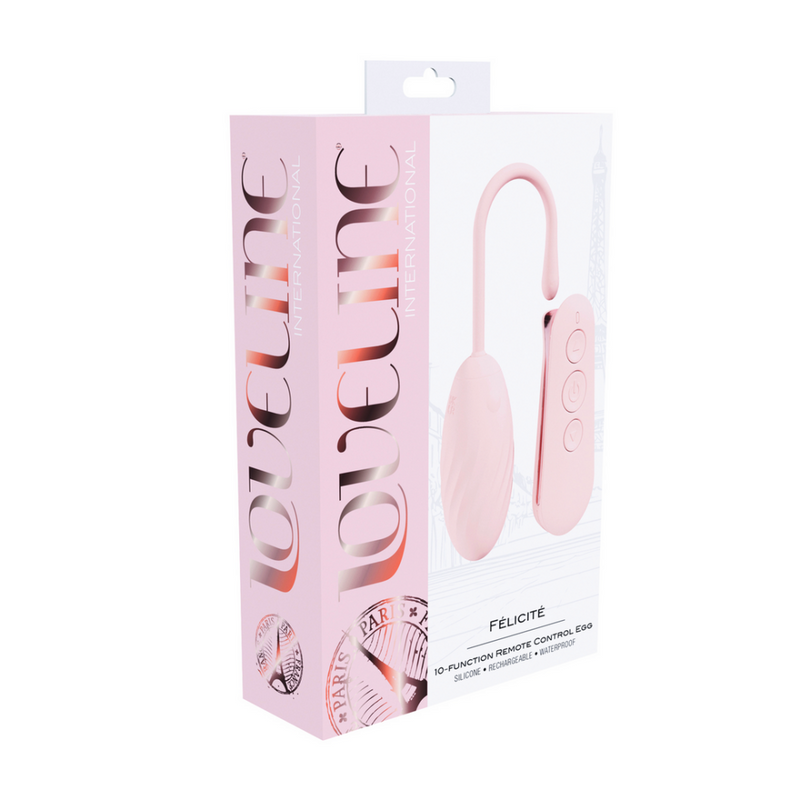 Felicite - Vibreur œuf 10 fonctions - Rose