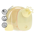 Dreamsicle - Vibrateur Compact AirTap avec Deux Embouts - Jaune