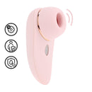 Aurie - Vibrateur AirTap avec deux embouts - Rose