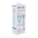 Darling - Vibromasseur AirTap avec cinq embouts - Bleu