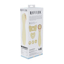 Darling - Vibromasseur AirTap avec cinq embouts - Jaune