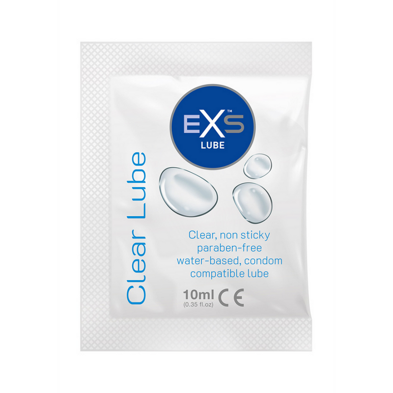 Sachets de lubrifiant EXS Clear - 100 pièces