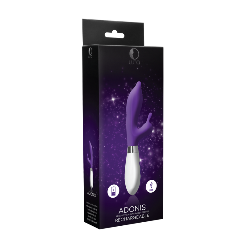 Adonis - Vibrateur Lapin Rechargeable - Violet