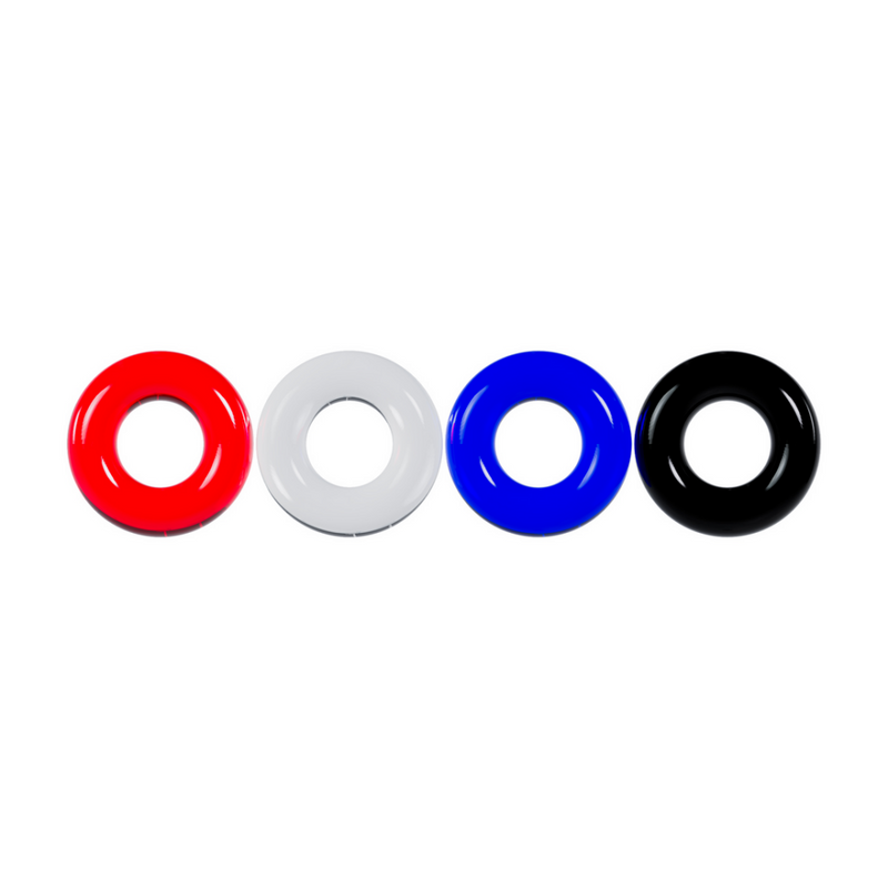 Ensemble de 4 cockrings - Multicolore