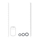 Ensemble de 3 Cockrings en Silicone Classiques - XS/S/M - Noir