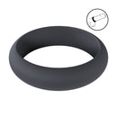 Cockring en silicone Wide O - S - 30mm - Noir