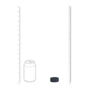 Sangle en silicone liquide - S - 34 mm - Noir