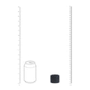 Sangle en silicone liquide - L - 34 mm - Noir