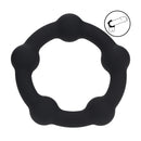 Cockring en silicone perlé - S - 30mm - Noir