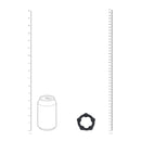Cockring en silicone perlé - S - 30mm - Noir