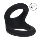 Double O Cockring en Silicone - S - Noir