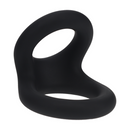 Double O Cockring en Silicone - S - Noir