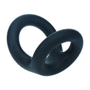 Double O Cockring en Silicone - S - Noir