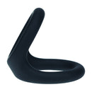 Double O Cockring en Silicone - L - Noir