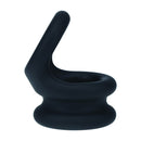 Cockring en silicone double large - S - Noir