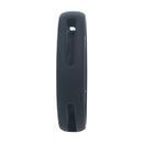 Anneau en silicone rainuré classique pour le pénis et les testicules - Noir