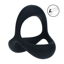 Tri O Ergo Cockring en silicone - Noir