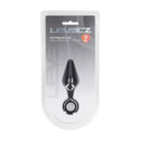 Plug Anal en Silicone avec Anse - S - Noir