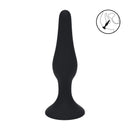 Plug Anal en Silicone Slim - S - Noir