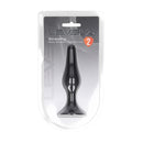 Plug anal en silicone slim - M - Noir