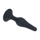 Plug anal en silicone slim - M - Noir