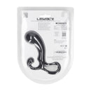 Ampoule avec boucle masseur prostatique en silicone - M - Noir