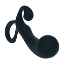 Ampoule avec boucle masseur prostatique en silicone - M - Noir