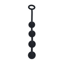 Balles Anales en Silicone Rondes - M - 30mm - Noir