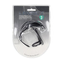 Cockring et boucle de tige en silicone vibrant ajustable Bunny - Noir